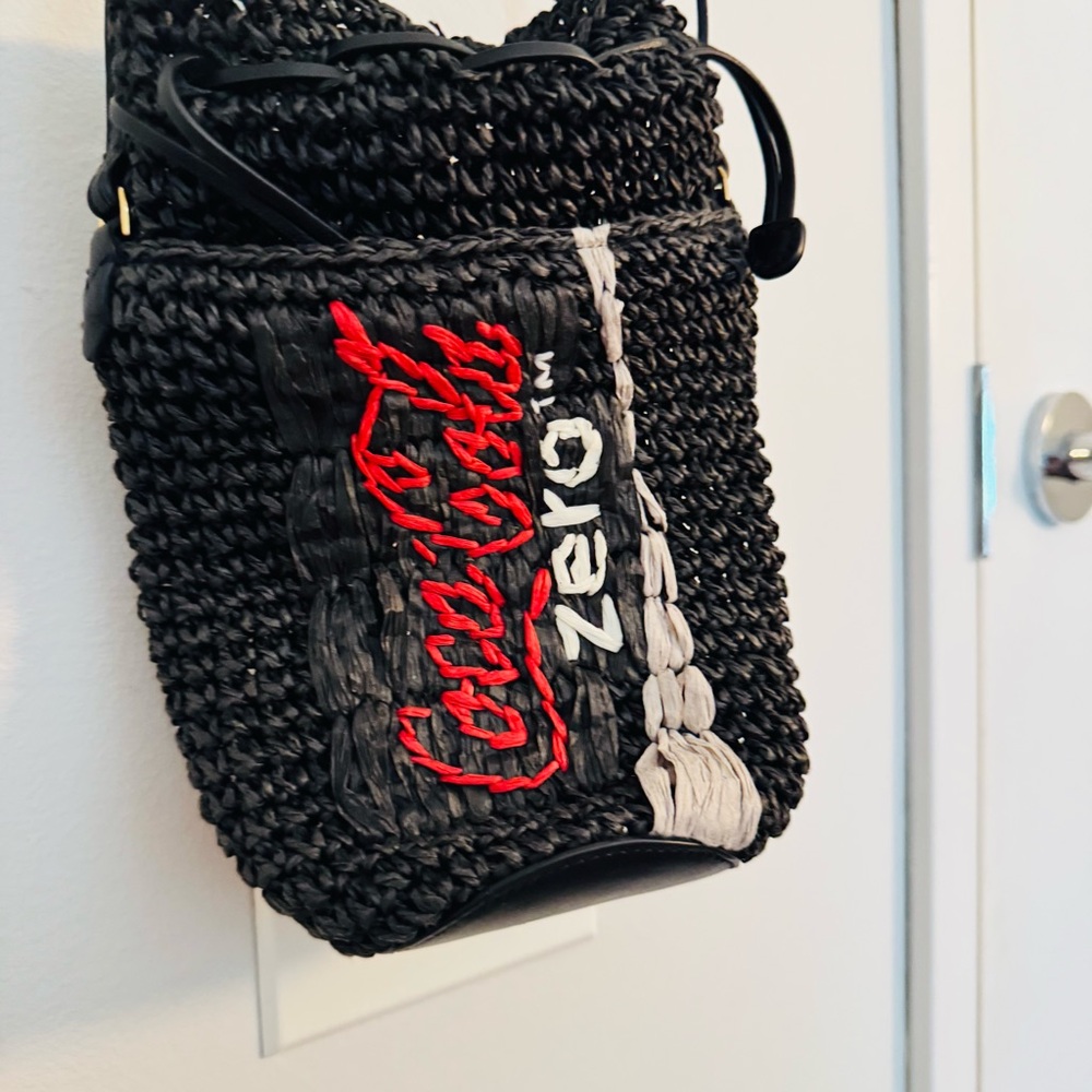 ANYA HINDMARCH COKE ZERO BLACK CROSSBODY NWOT RARE - Picture 10 of 12